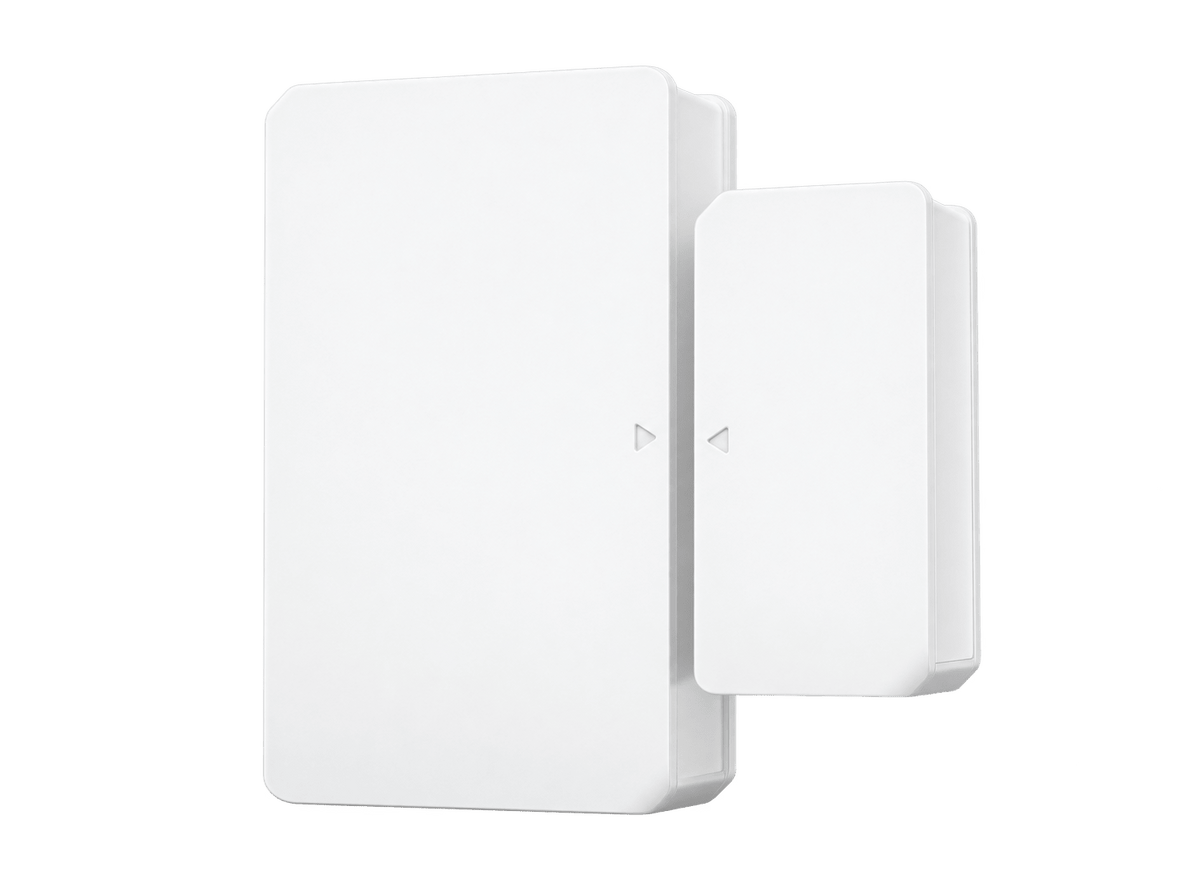 SONOFF Wi-Fi door/window sensor set on a transparent background.