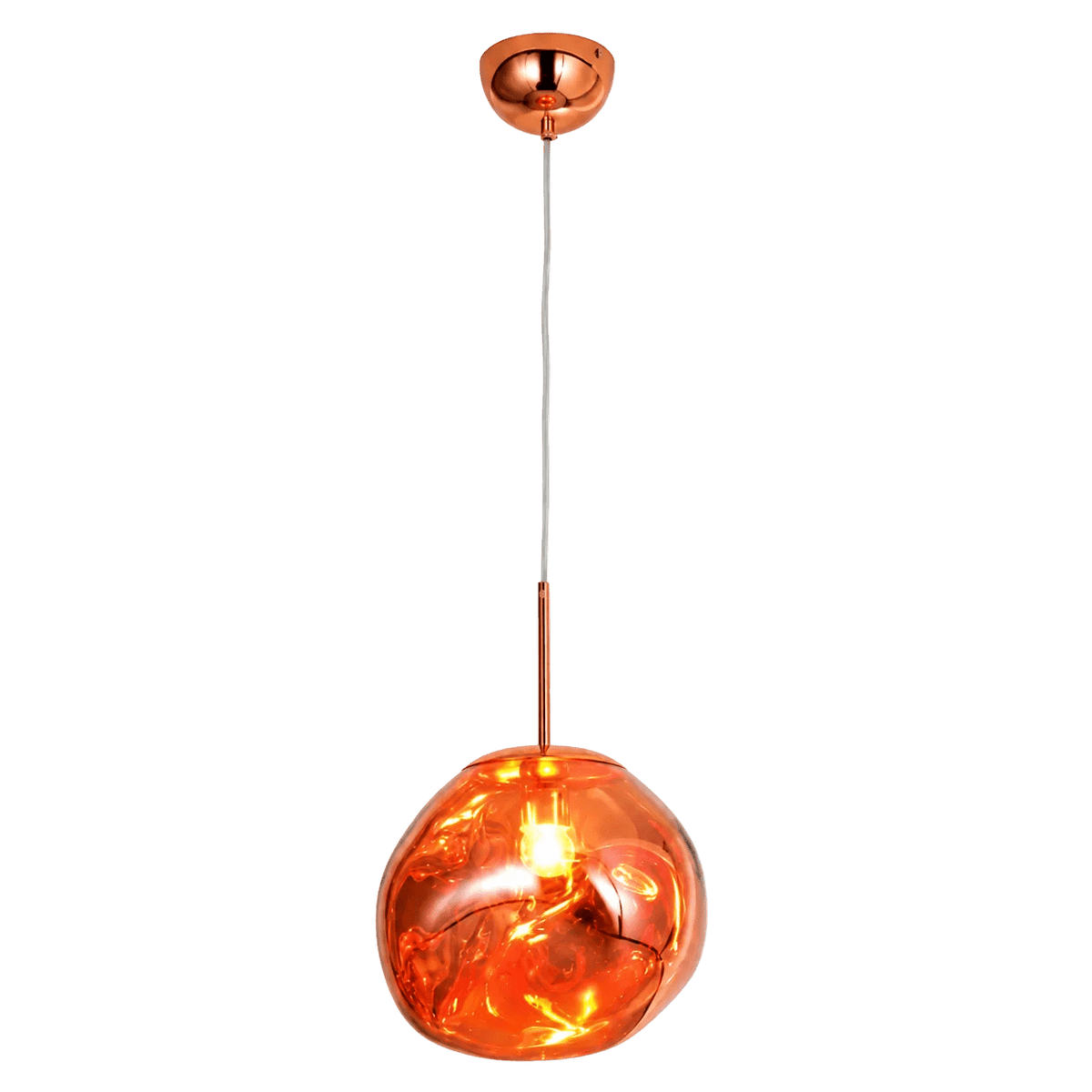 Small Molten Pendant Light - Copper