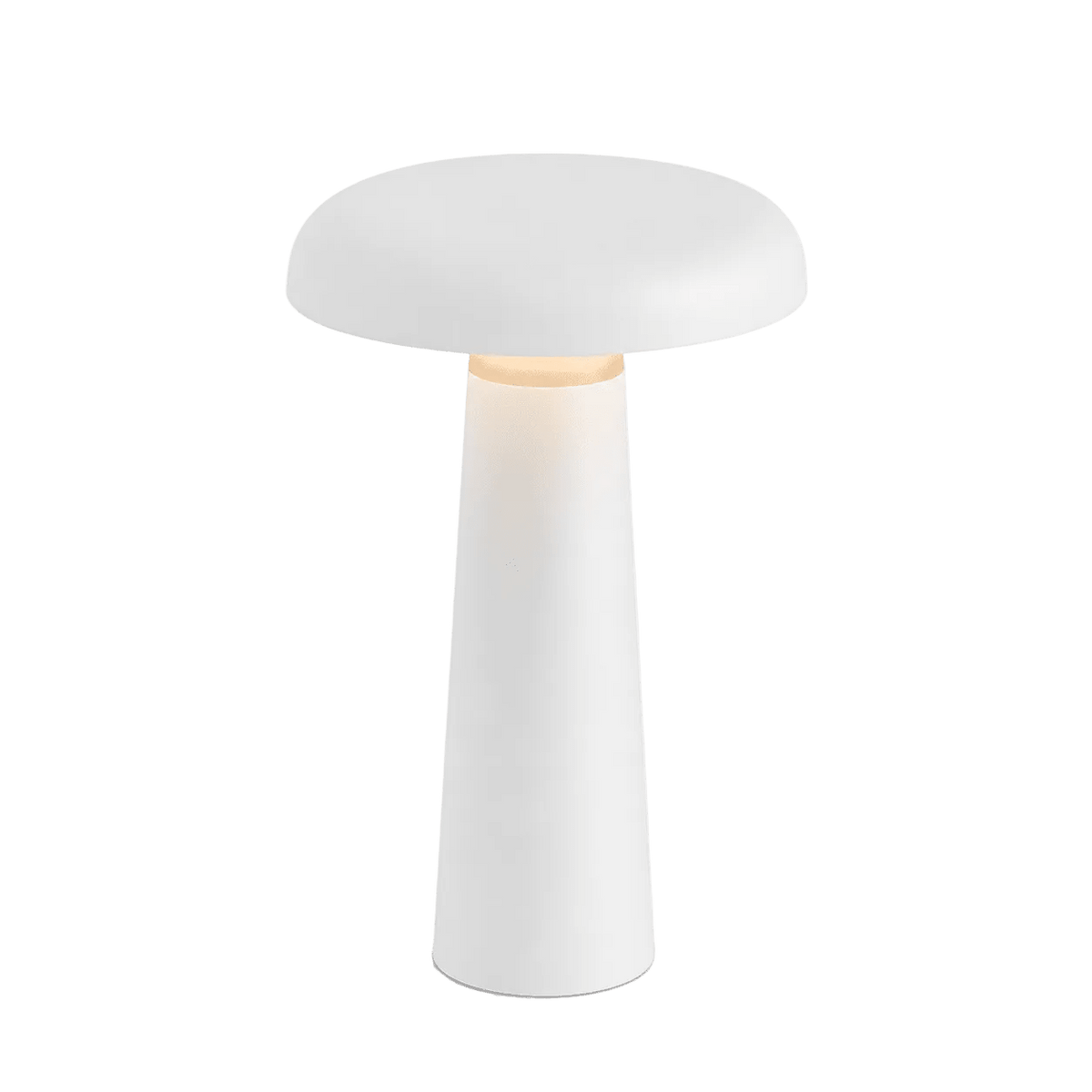 Boletus White LED Table Lamp Rechargeable Dimmable