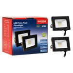 LED Flood Light Twin Pack - 10W