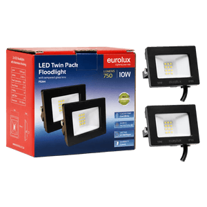 LED Flood Light Twin Pack - 10W