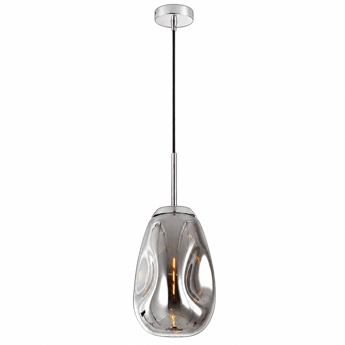 Murphy Smokey Chrome Pendant Light