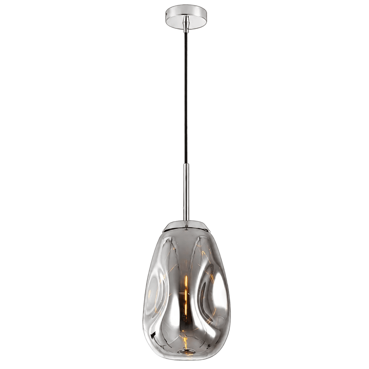 Murphy Smokey Chrome Pendant Light