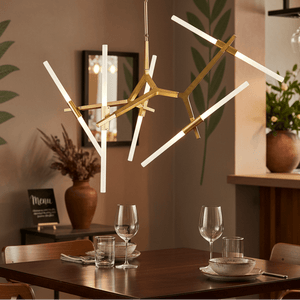 Saber 10 Gold Pendant Light