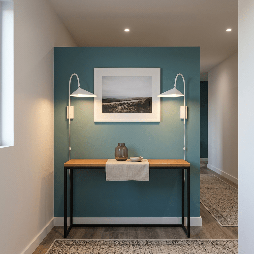 Arum White Corded Wall Light