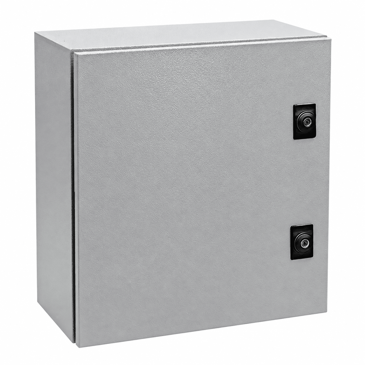 Grey Steel Wall Mounted Electrical Enclosure - IP65 400x400x200