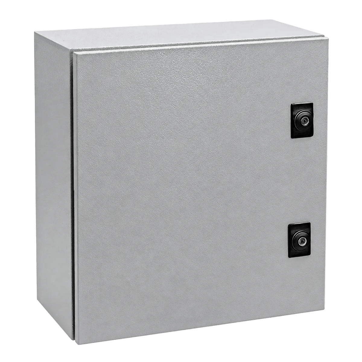 Grey Steel Wall Mounted Electrical Enclosure - IP65 400x400x200