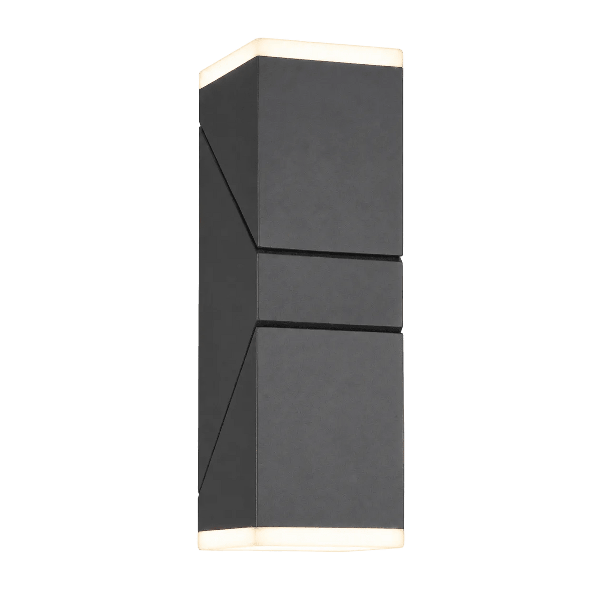 Modern Outdoor LED Wall Light - Up / Down 2 x 6.5W