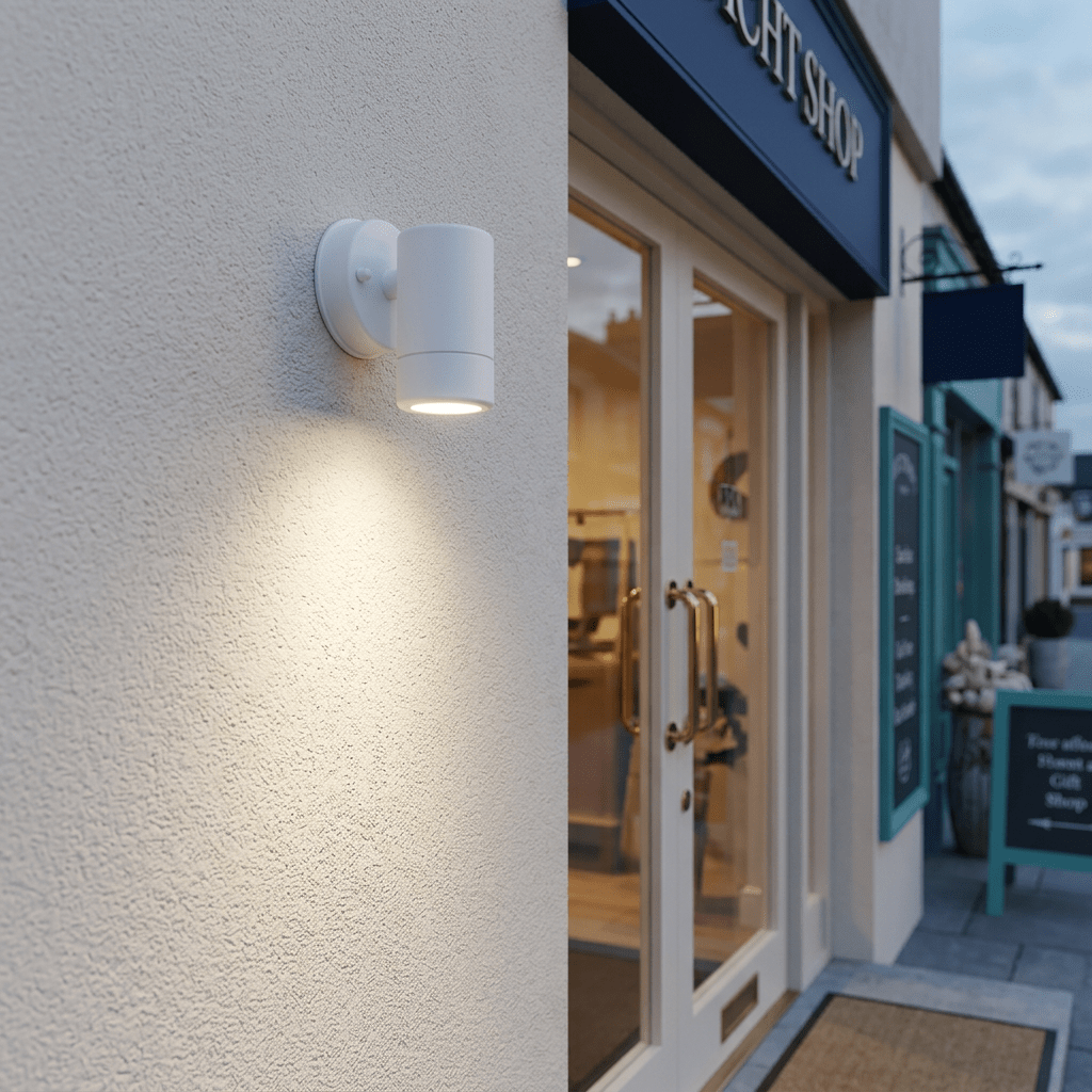 White LED Outdoor Wall Light IP44