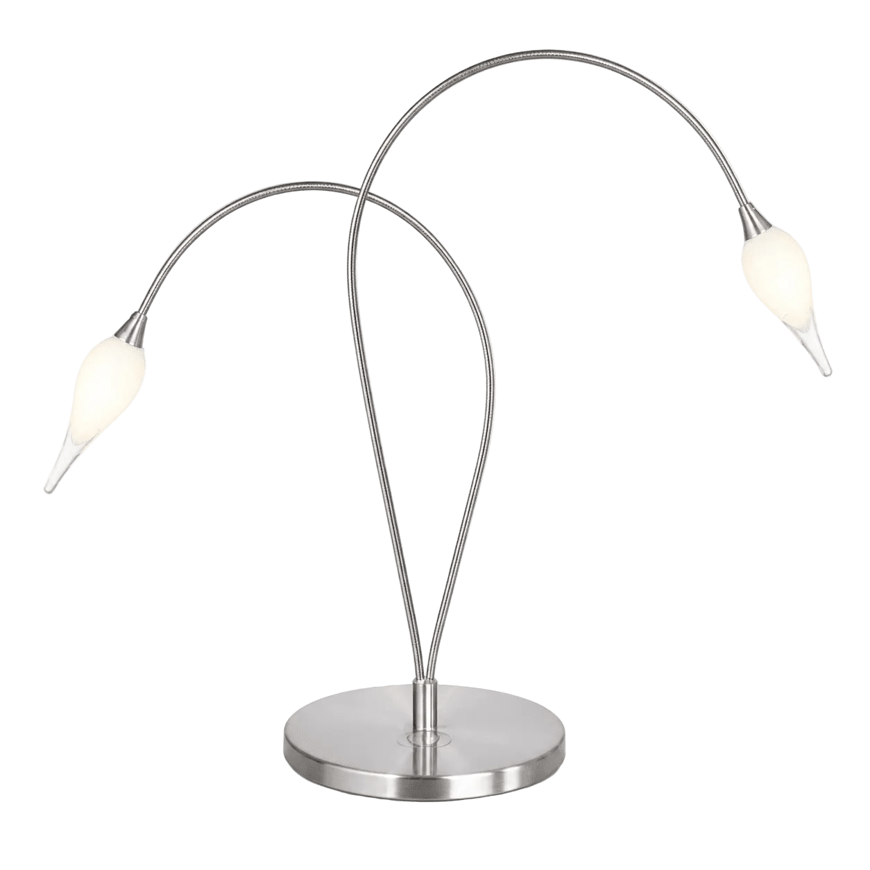 G4 Bi-Pin Drop Glass Table Lamp with Hand Dimmer