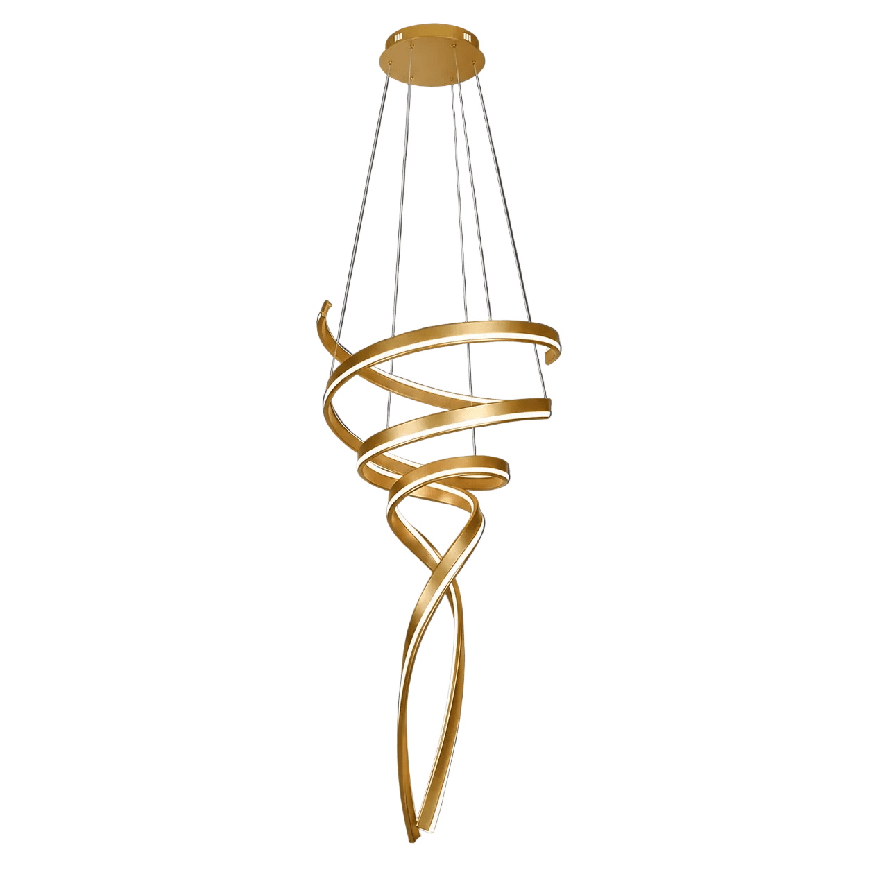 Swan LED Pendant Light - Gold