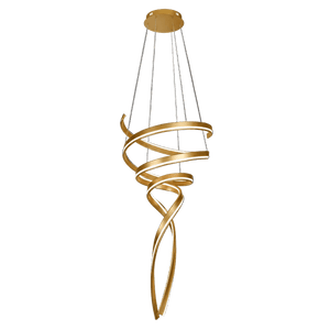 Swan LED Pendant Light - Gold