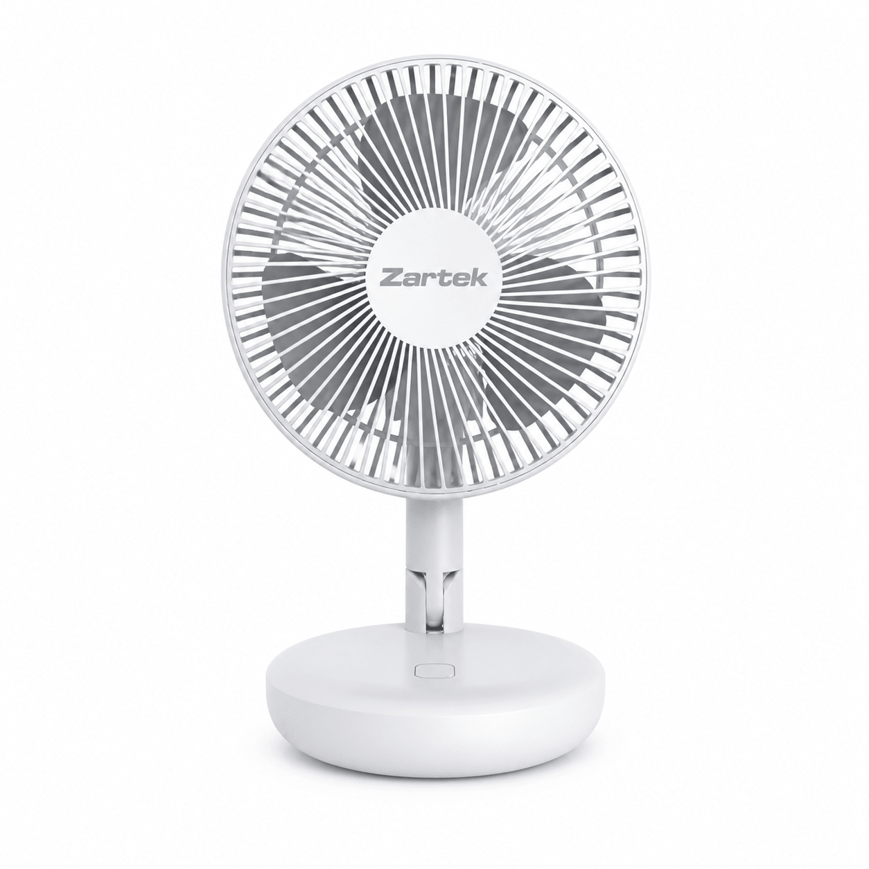Rechargeable Portable Folding Desk Fan - White - product image 1