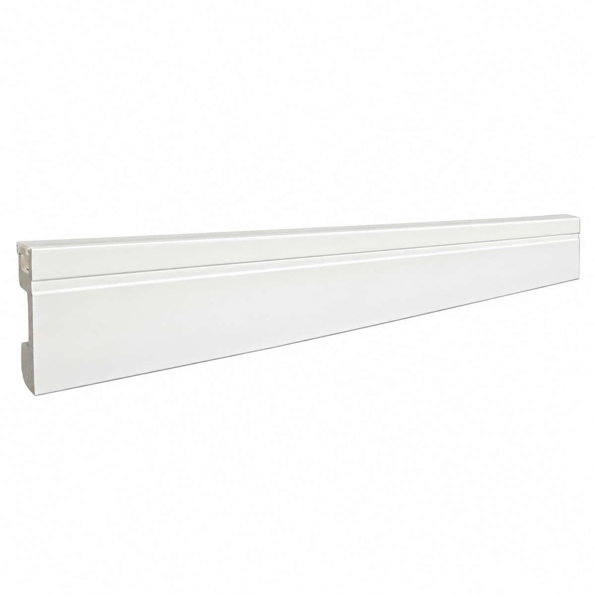 3039 LED Polymer Skirting 80 mm x 23mm (2.7 m length)