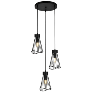 Sensu Cluster Black Pendant Light