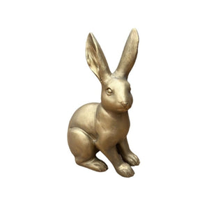 Extra Small Gold Sitting Bunny Long Ear - Future Decor