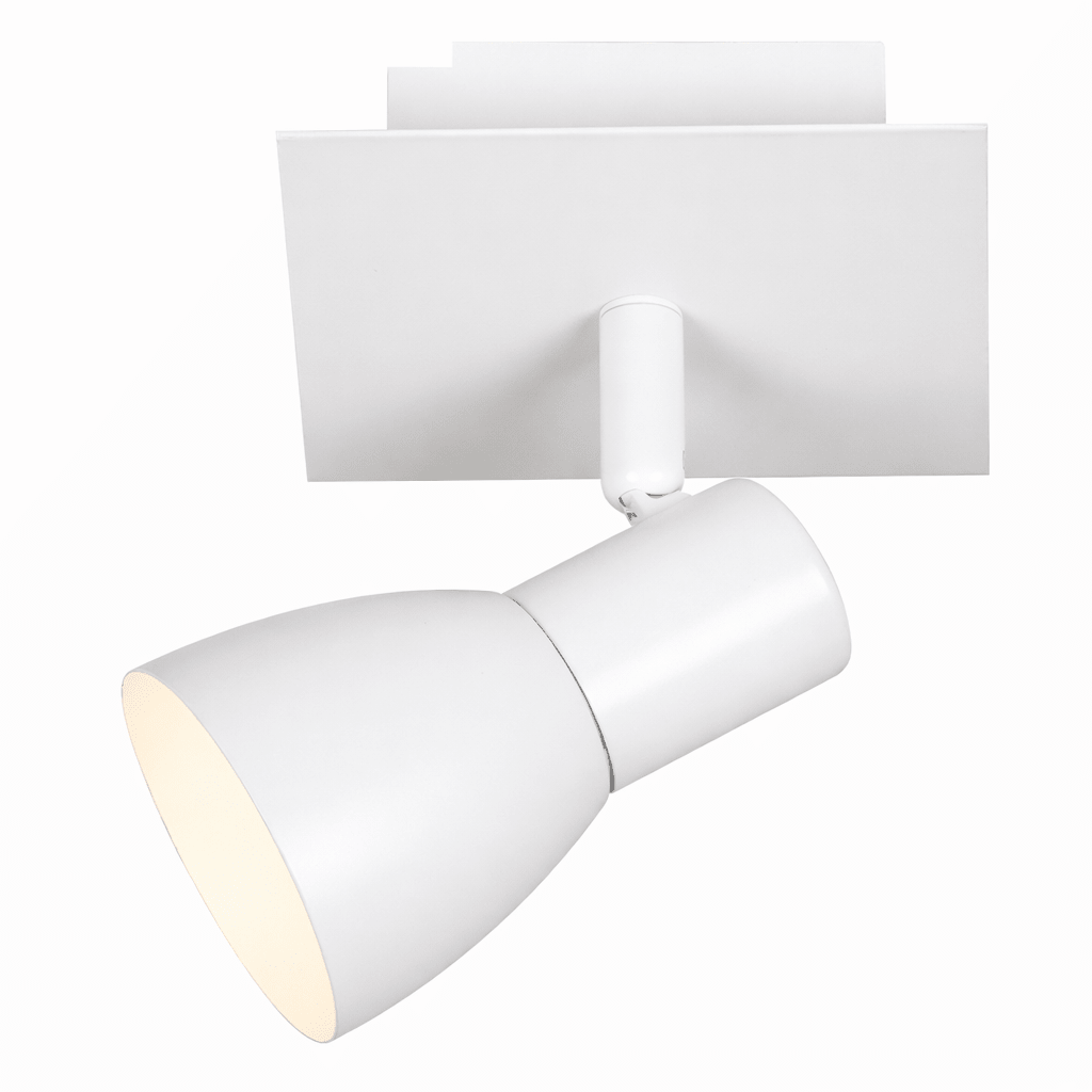 1 Light Matt White Spotlight