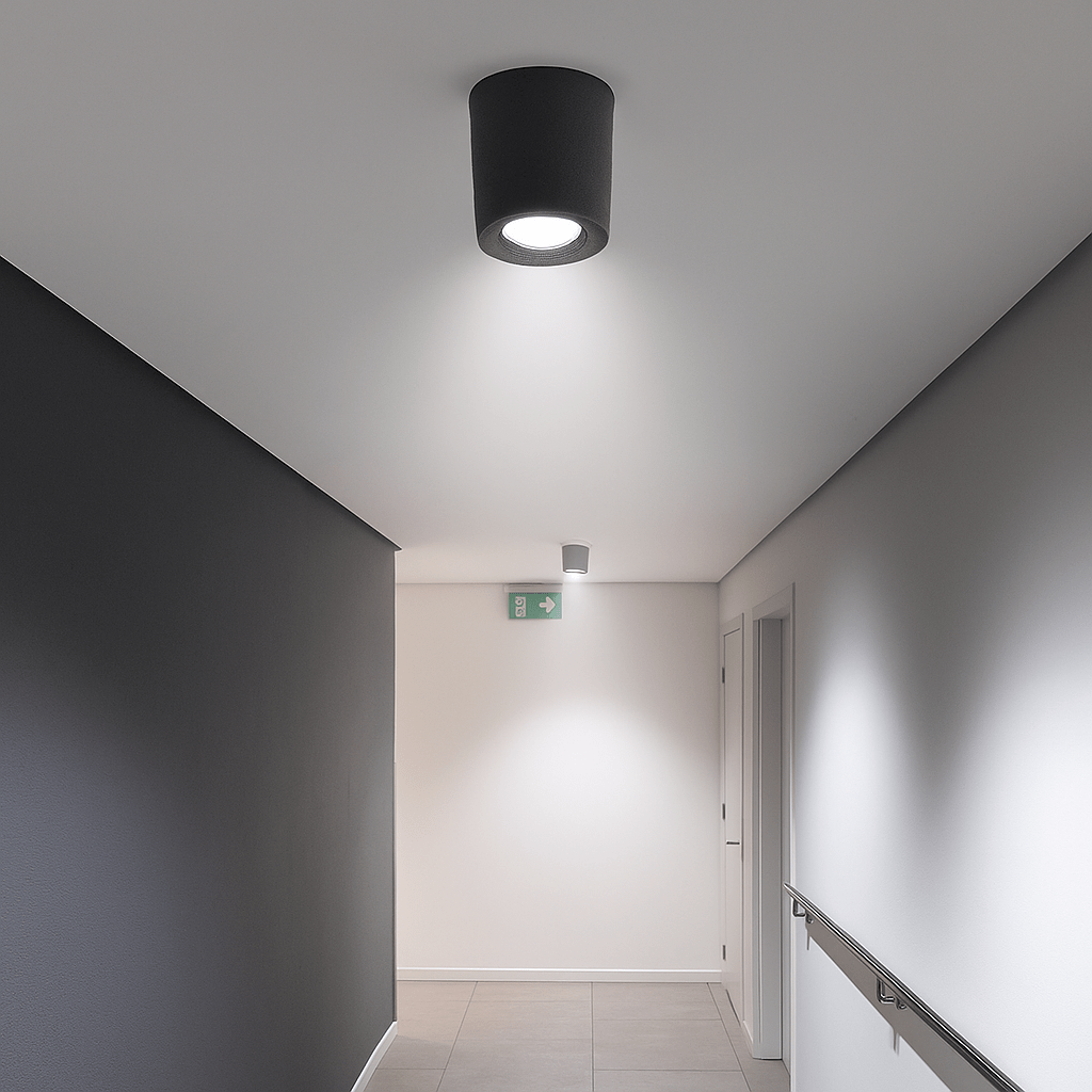 Livia 60 Black LED Coastal Ceiling Light