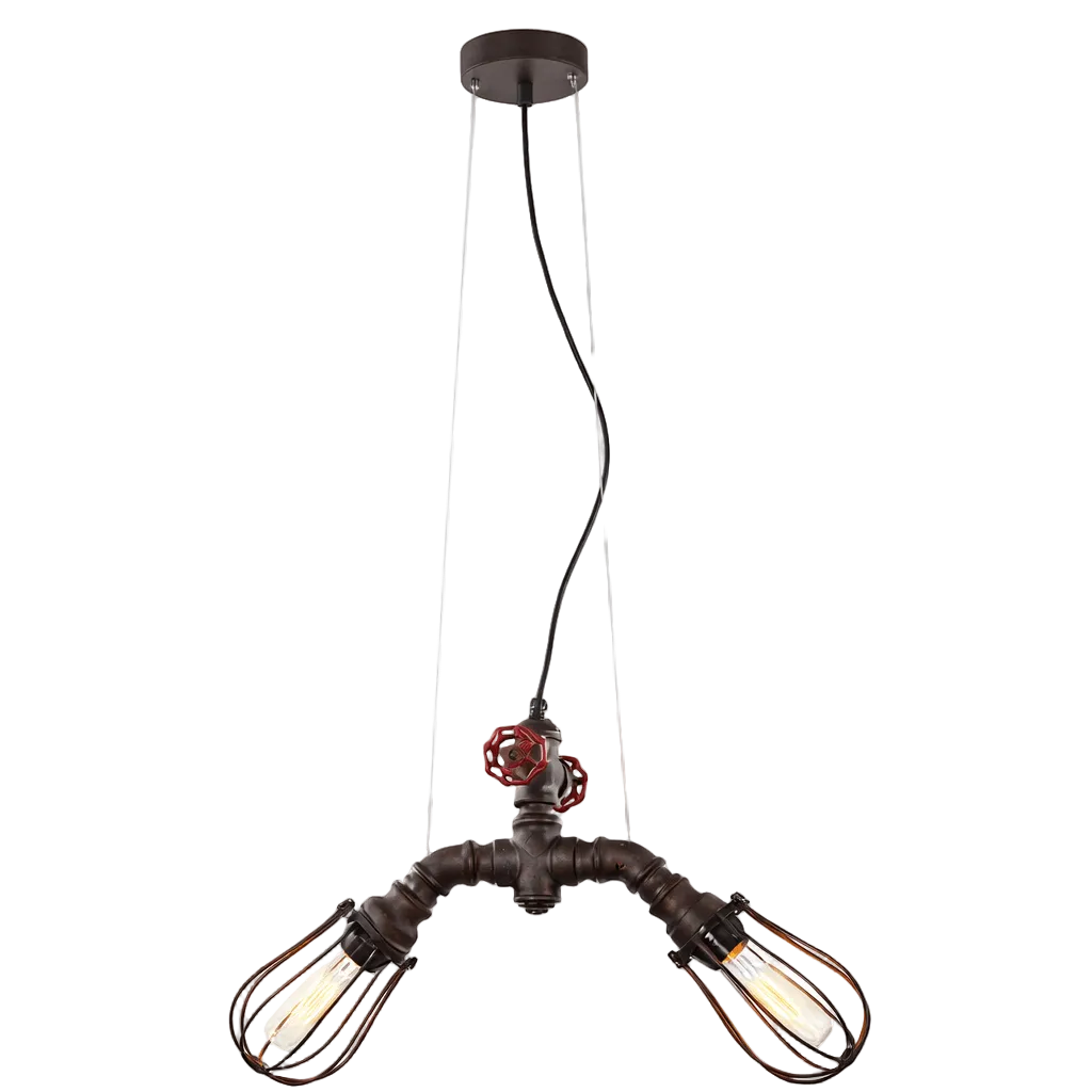 LED Pendant - Industrial 2 Light