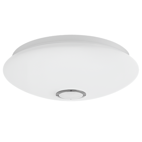 Ava White LED Ceiling Fitting & Bluetooth Speaker
