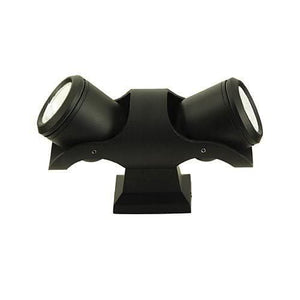 Black Outdoor Wall Light Adjustable IP44