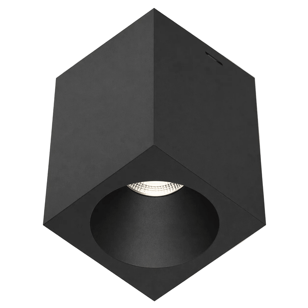 Black LED Square Downlight Coastal Surface Mounted