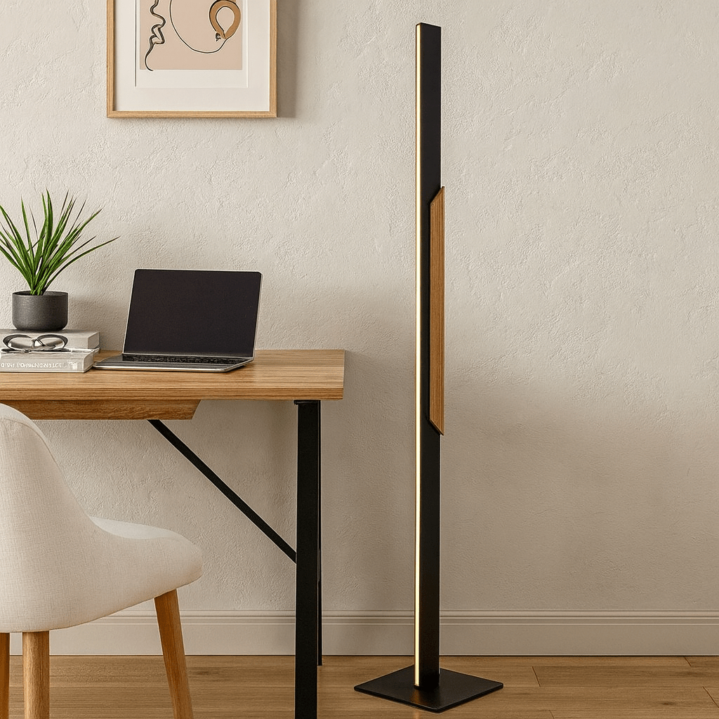 LED Woodline Linear Floor Lamp