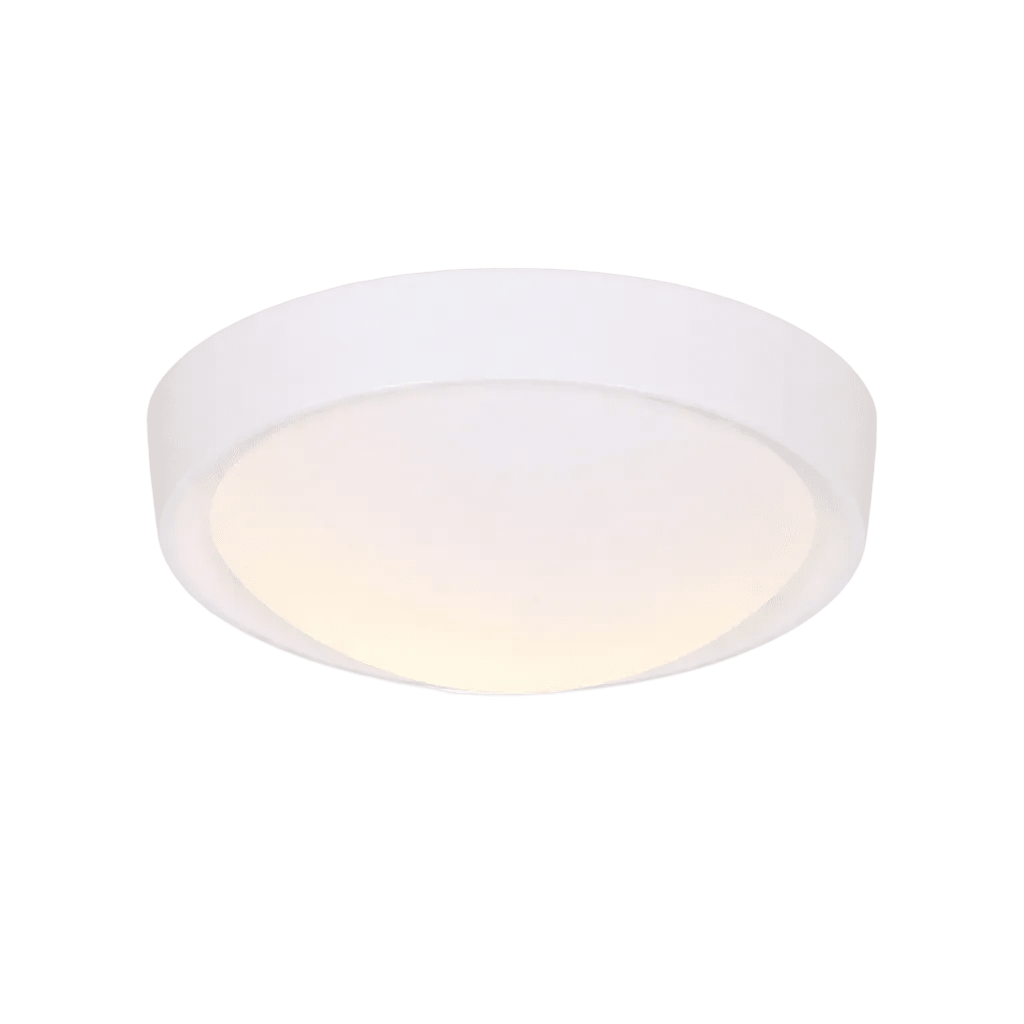 White Bathroom Ceiling Light