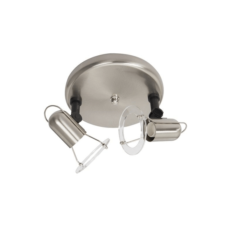 Saturn Gun Metal Spotlights Dual Lighting