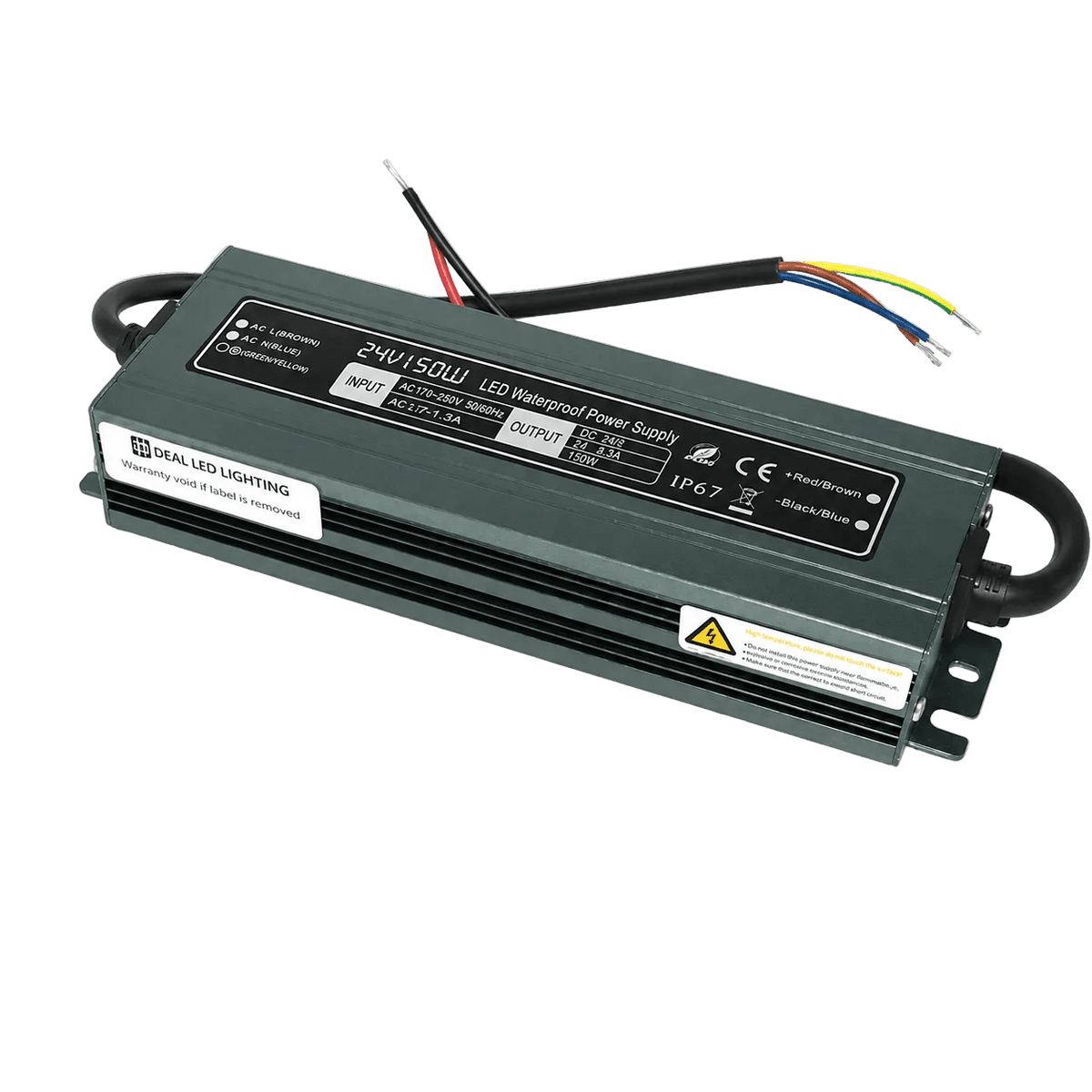 LED Power Supply - Waterproof 24Vdc / 150W
