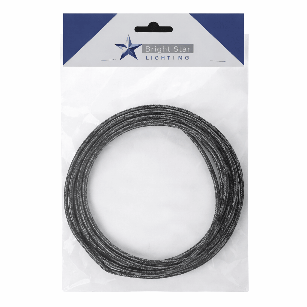 Black & White Cord Wire 3 Core - 3 Meters