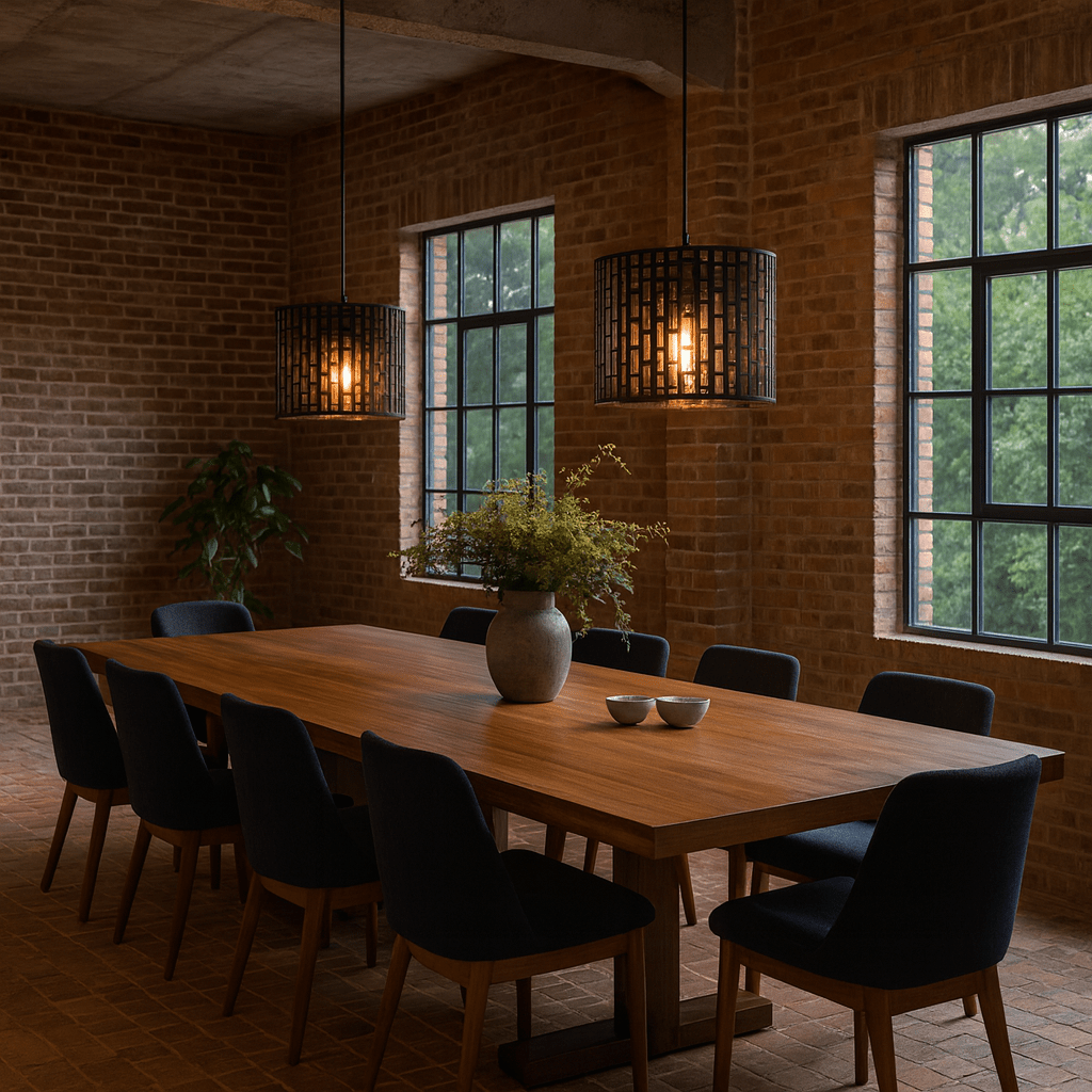 Black & Gold Pendant Light