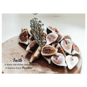 Faithful Figs Inspirational Disposable Placemats - Future Decor