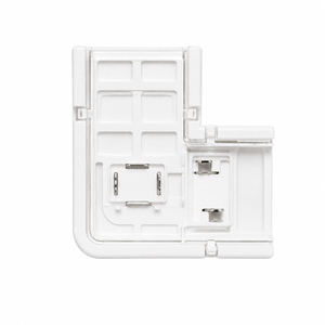 L-shape connector for 10mm IP65 COB strip light, showcasing a clean design for seamless 90° turns.
