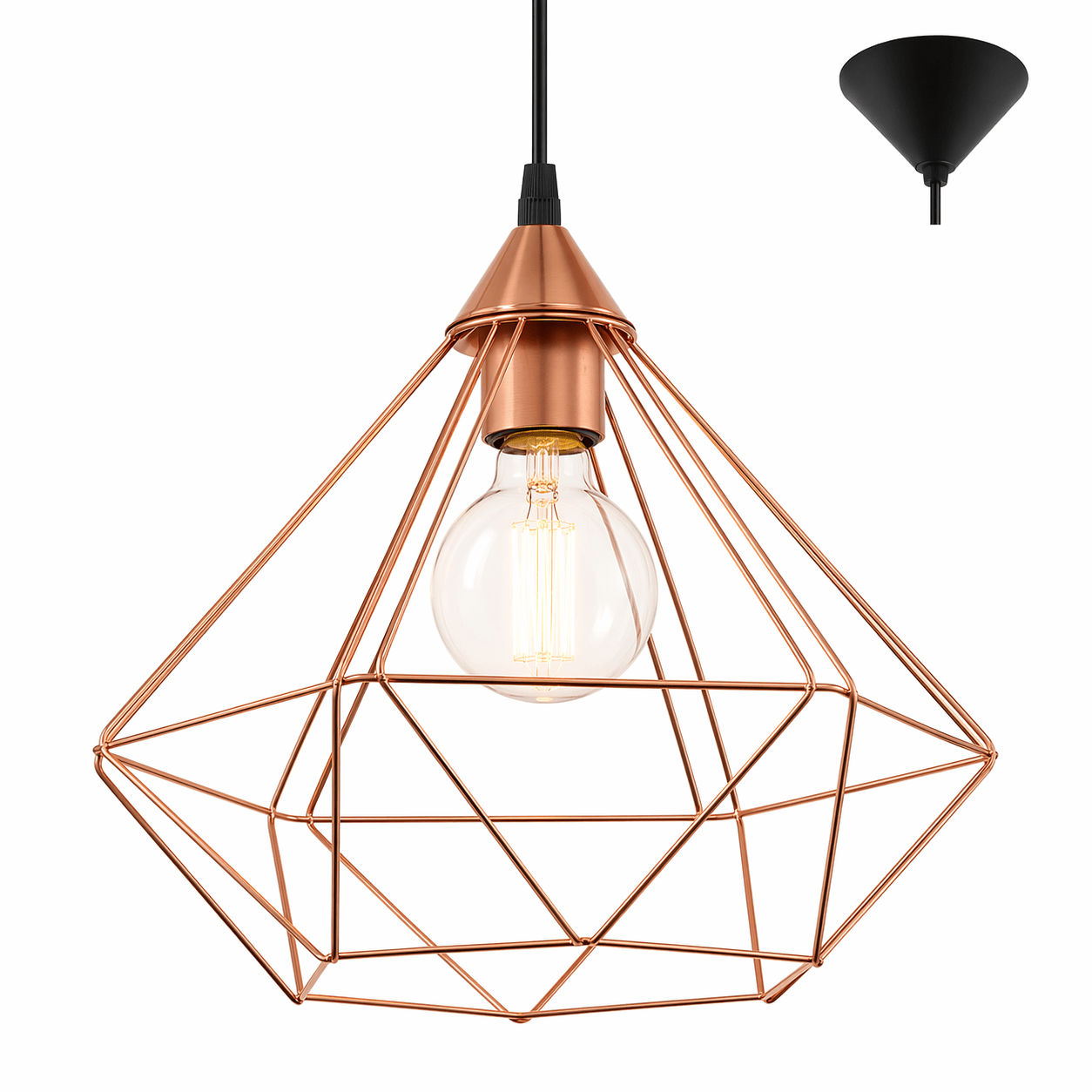 Tarbes 325mm Copper Pendant Light