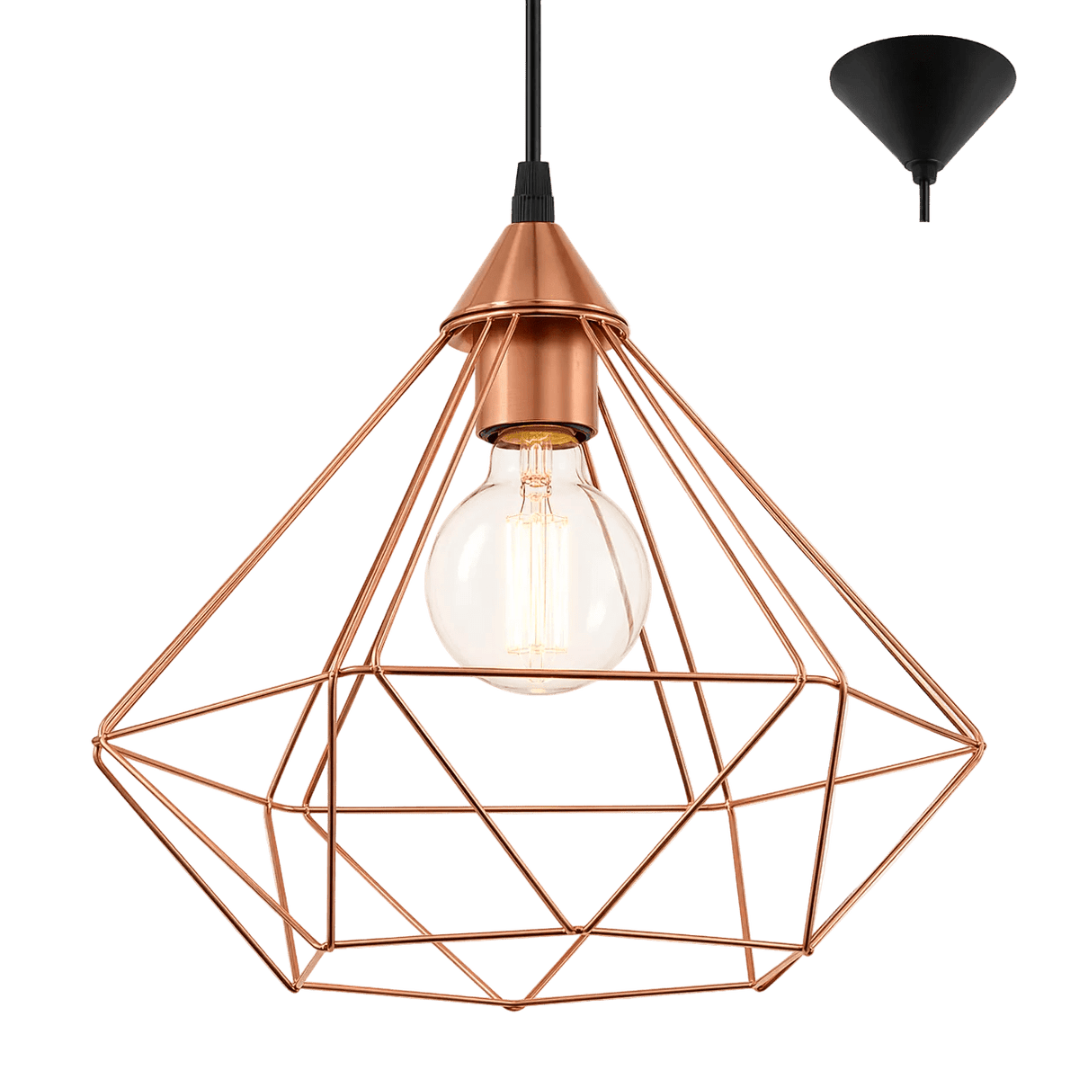 Tarbes 325mm Copper Pendant Light