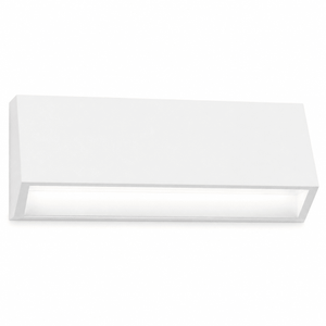 Compact white CCT LED foot light designed for outdoor steps and hallways, featuring a sleek rectangular shape.