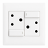 Double 16A RSA Socket with Switches – 4 x 4