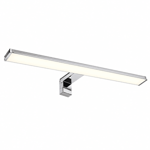 Modern rectangular LED wall light fixture on a white background
