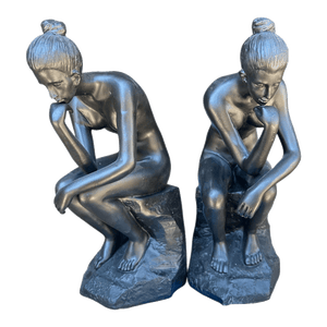 Figurine Craft - Thinking Ladies Pair, transparent background
