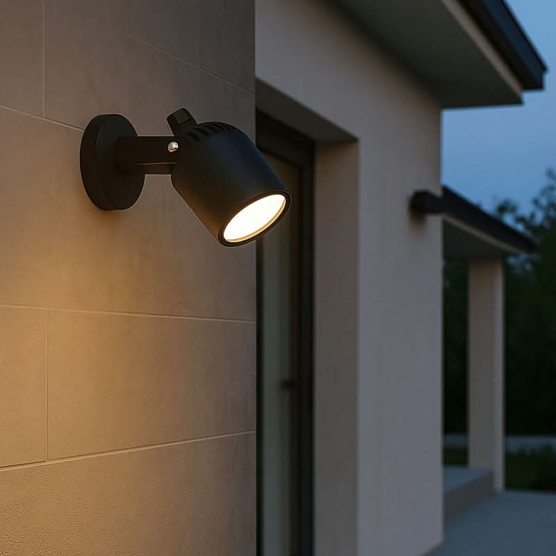 Coastal Matt Black Outdoor Spotlight IP66