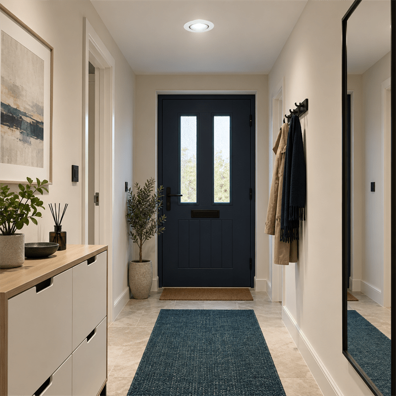 4000K Cool White Downlight 5W LED 400lm shown installed in a lifestyle setting