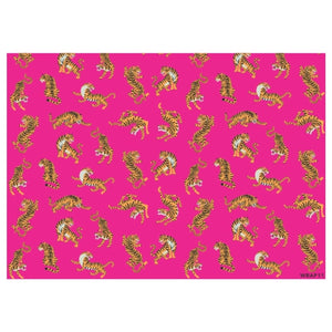 Gift Wrap Sheet - Pink Tiger - Future Decor