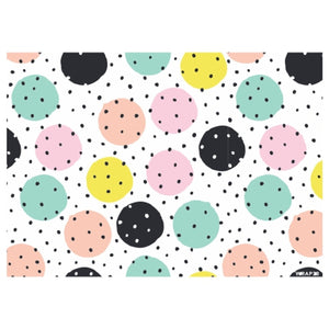 Gift Wrap Sheet - Polka Dot Background - Future Decor