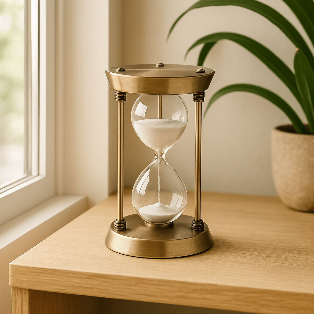 Gold Hourglass - Days Of Our Lives, 15 Minutes - Future Decor