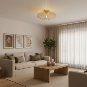 Slade Gold Mesh Ceiling Light - additional product image