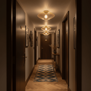 Slade Gold Mesh Ceiling Light - additional product image