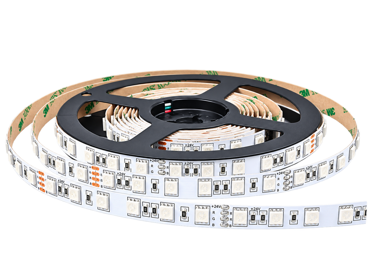 RGB LED Striplight 12V - 5050 Ultra Bright (5m) - Waterproof