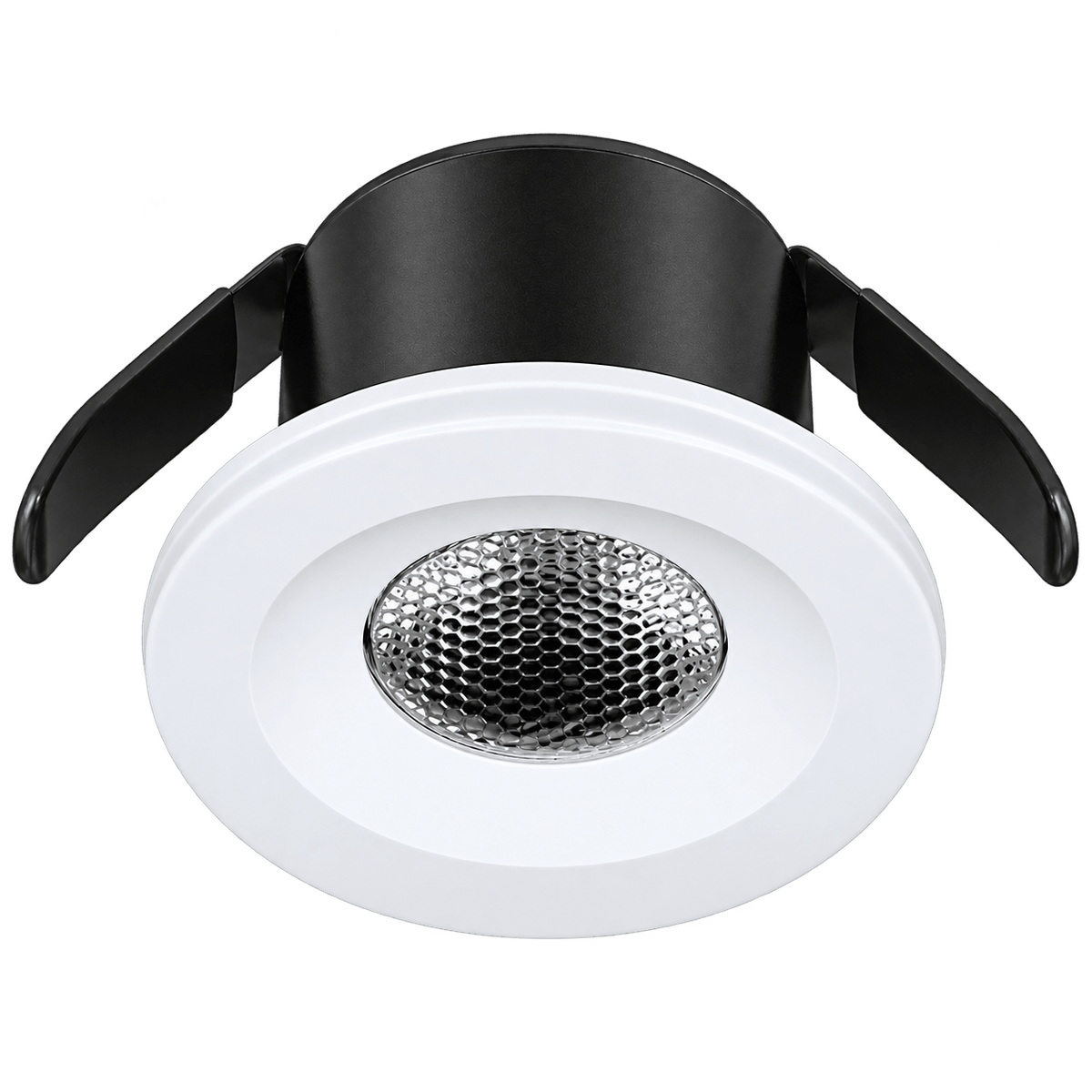 3W LED Cabinet Downlight, Round, 230V, 2700K Warm White