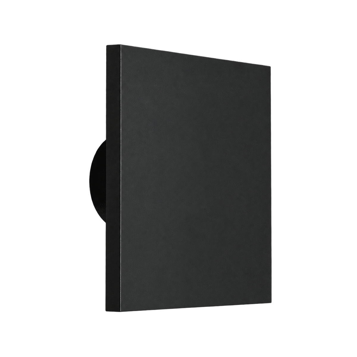 Focal Square Black Backlit LED Wall Light (Coastal) - Cool White 4000K